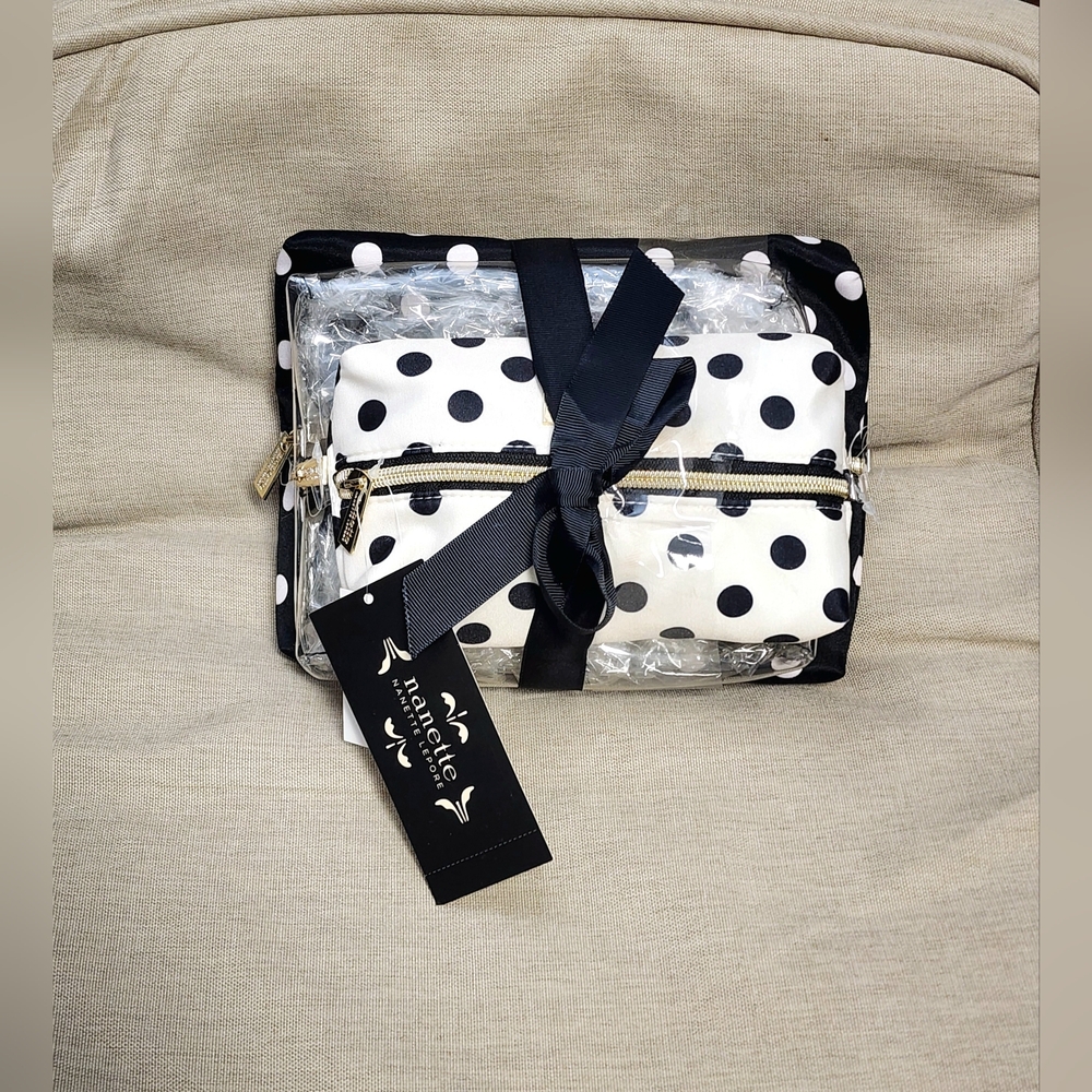 **NWT** Nannette Lepore Set of 3 Cosmetic Bags